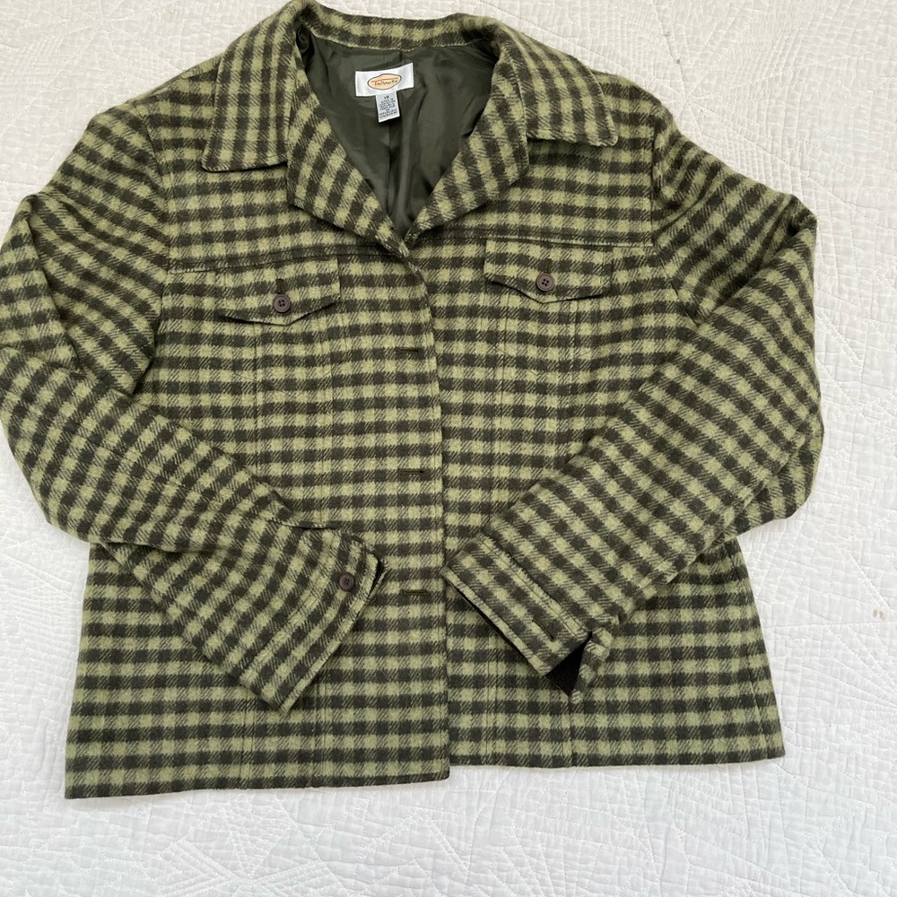 Talbot’s Gingham Coat.